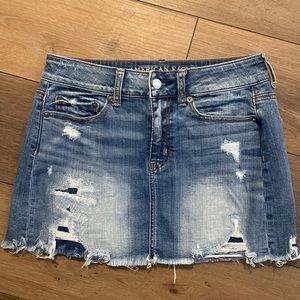 American Eagle jean skirt size 0